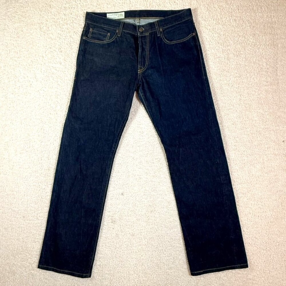 imogene + willie Barton Straight Jeans in Dark Indigo